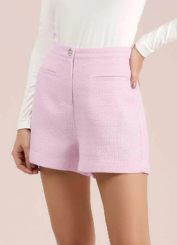 Angel - Shorts Tweed Rosa