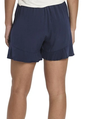 Rovitex - Shorts Feminino Viscose Azul - ROVITEX