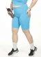 Cobertura - Bermuda Ciclista Feminina Plus Size  Azul - variação: Azul