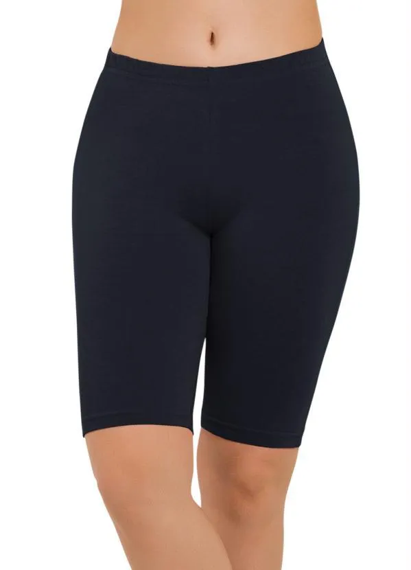 Moda Pop - Bermuda Preta Ciclista em Cotton 4