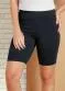 Moda Pop - Bermuda Preta Ciclista em Cotton - variação: Preta