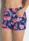 Moda Pop - Short Feminino Estampado - variação: Azul