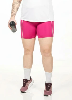 Cobertura - Short Plus Size Bolso Rosa - COBERTURA