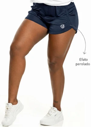 Cobertura - Short Sport com Estampa Azul - COBERTURA