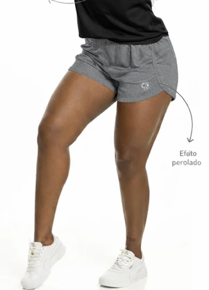 Cobertura - Short Sport com Estampa Cinza - COBERTURA