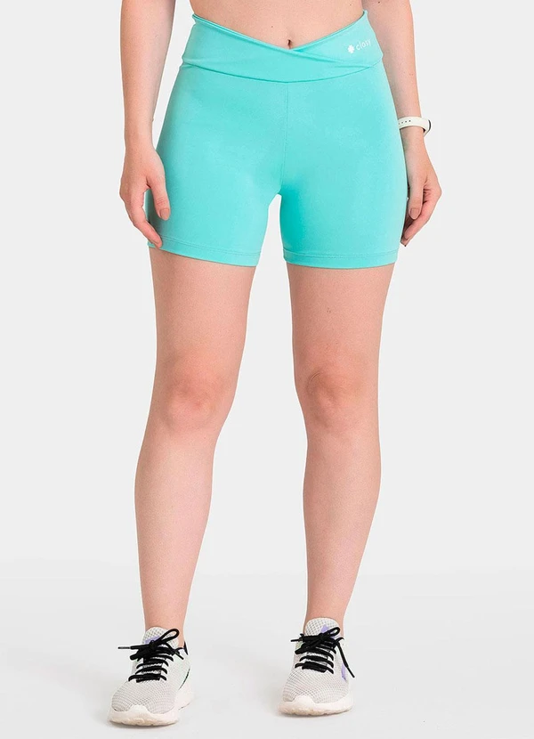 Closy - Shorts Cós Transpassado Energy Acqua