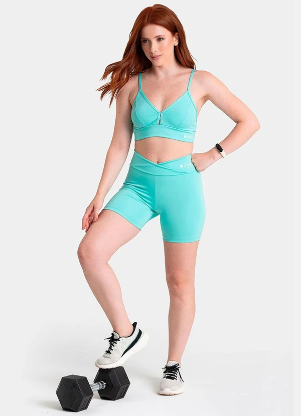 Closy - Shorts Cós Transpassado Energy Acqua 3