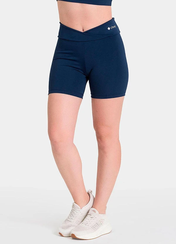 Closy - Shorts Cós Transpassado Energy Marinho