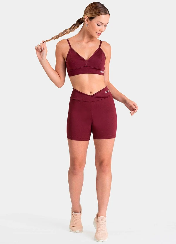 Closy - Shorts Cós Transpassado Energy Rubro 3