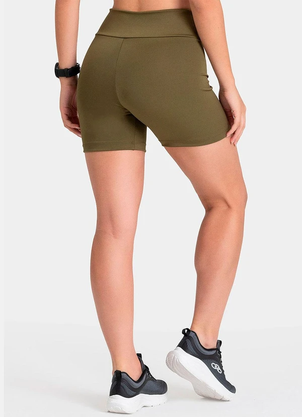 Closy - Shorts Cós Transpassado Energy Verde Escuro 2