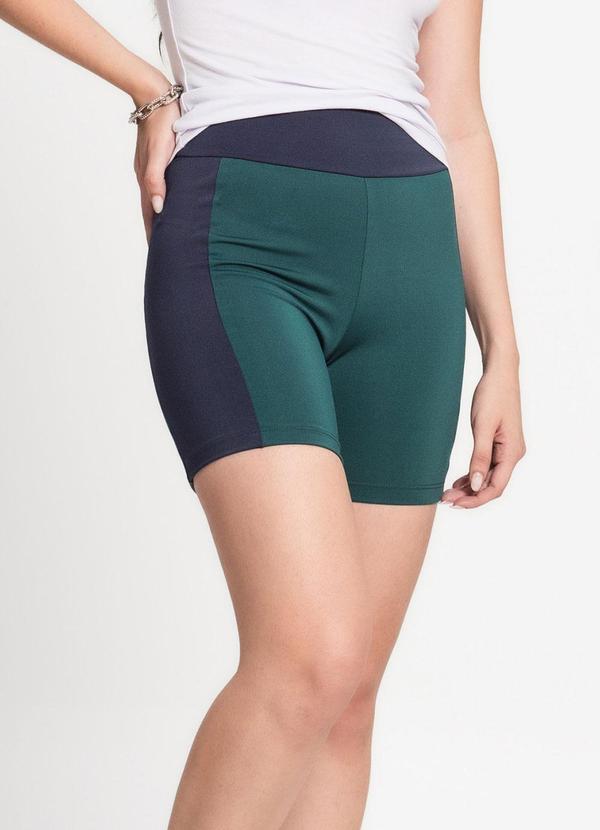 Rovitex - Shorts Feminino Cintura Alta Verde 4
