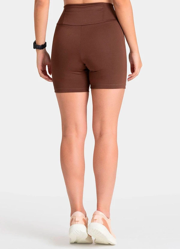 Closy - Shorts Fitness Essential Marrom 2