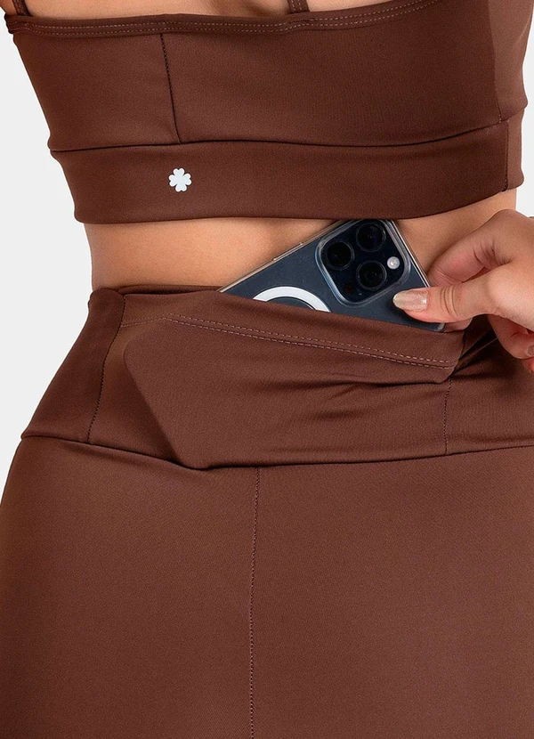 Closy - Shorts Fitness Essential Marrom 5