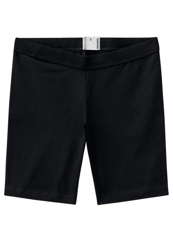Malwee - Shorts Preta Esportivo em Cotton