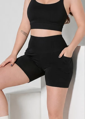 Hay Fit - Shorts Vicky Preto - HAY FIT