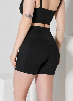 Hay Fit - Shorts Vicky Preto - HAY FIT
