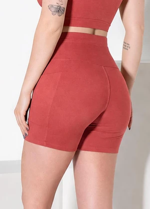 Hay Fit - Shorts Vicky Vermelho - HAY FIT