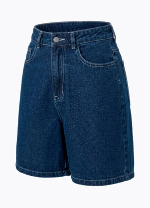 Quintess - Bermuda Azul Escuro em Jeans - QUINTESS