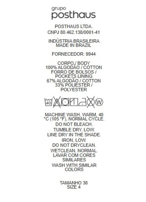 Quintess - Jorts Azul Claro em Jeans 12