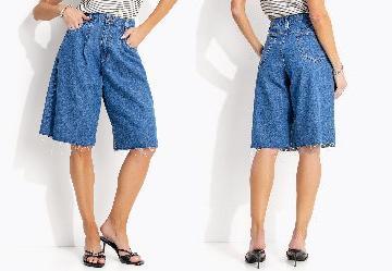 Jorts Jeans Mdio Claro