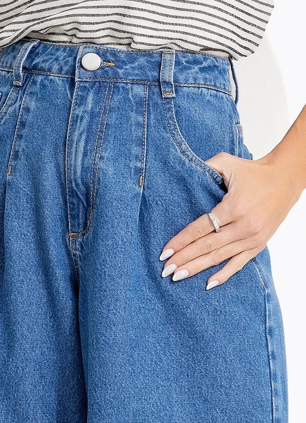 Quintess - Jorts Jeans Médio Claro