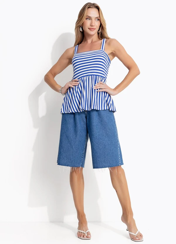 Quintess - Jorts Jeans Médio Claro 5