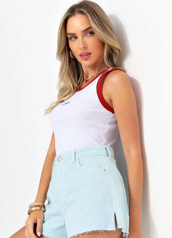Bimini - Short Azul Claro em Jeans 10