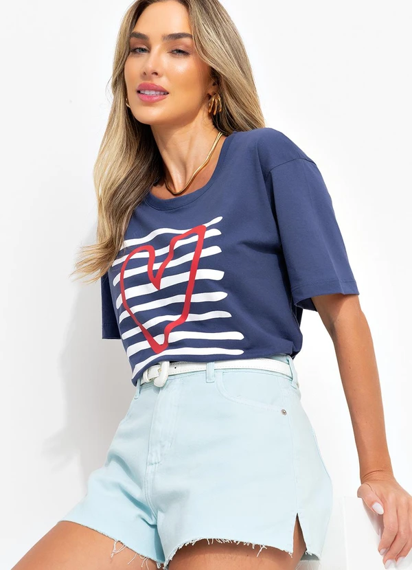 Bimini - Short Azul Claro em Jeans 8