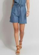 Short Azul Médio em Jeans