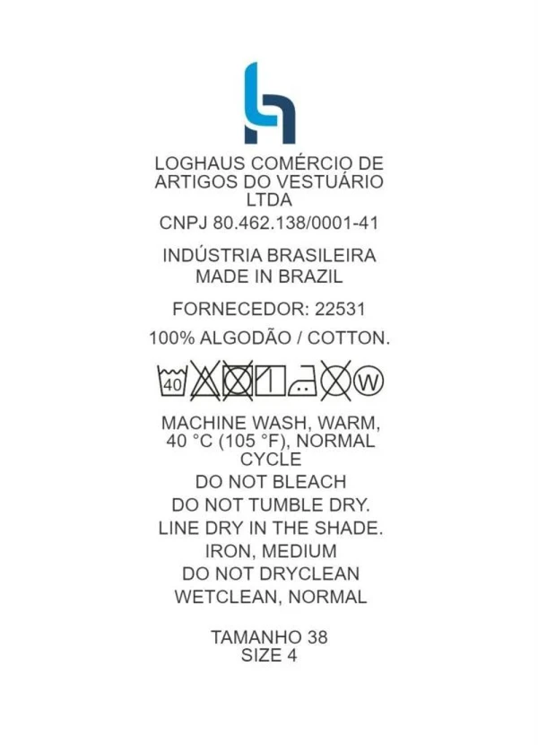 Quintess - Short Clochard Jeans Medio com Barra Dobrada