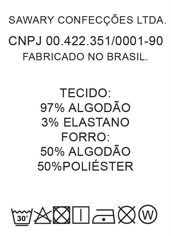 Sawary Jeans - Short Clochard Jeans Sawary com Amarração 9