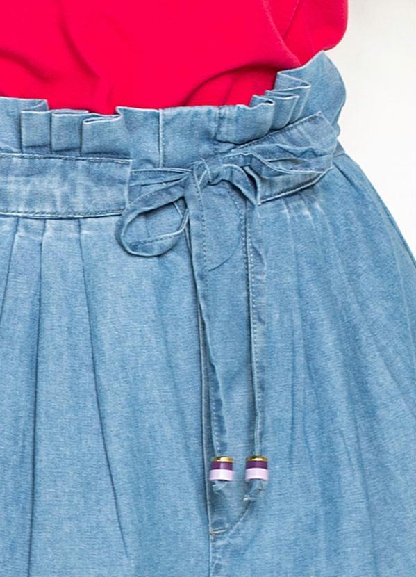 Maria Filó - Short Jeans Clochard Azul 7