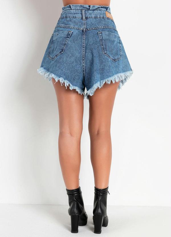 Outlet - Short Jeans com Barra Desfiada Sawary 5