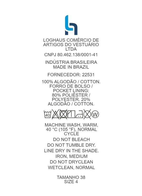 Quintess - Short Jeans Médio Soltinho Godê com Bolsos 9