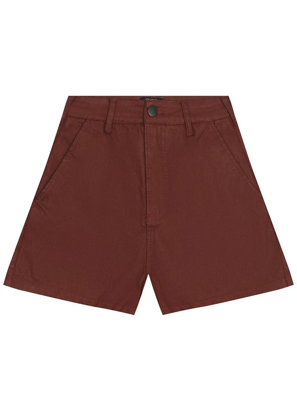 Enfim - Shorts Boyfriend Jeans Vermelho 3