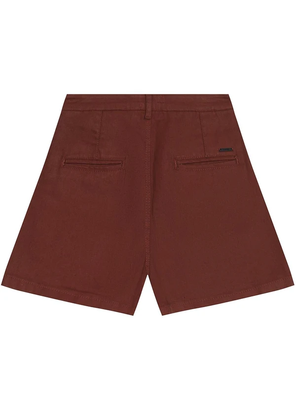 Enfim - Shorts Boyfriend Jeans Vermelho 4