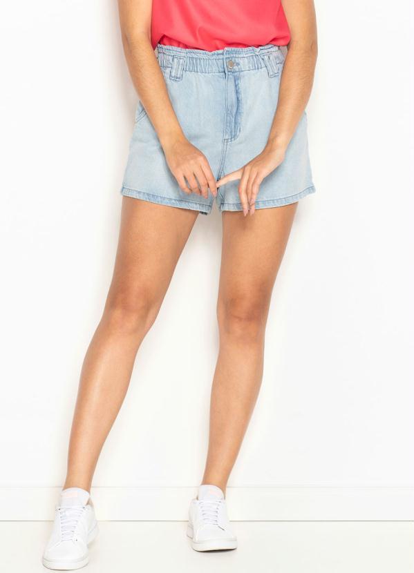 Hering - Shorts Clochard Jeans Azul