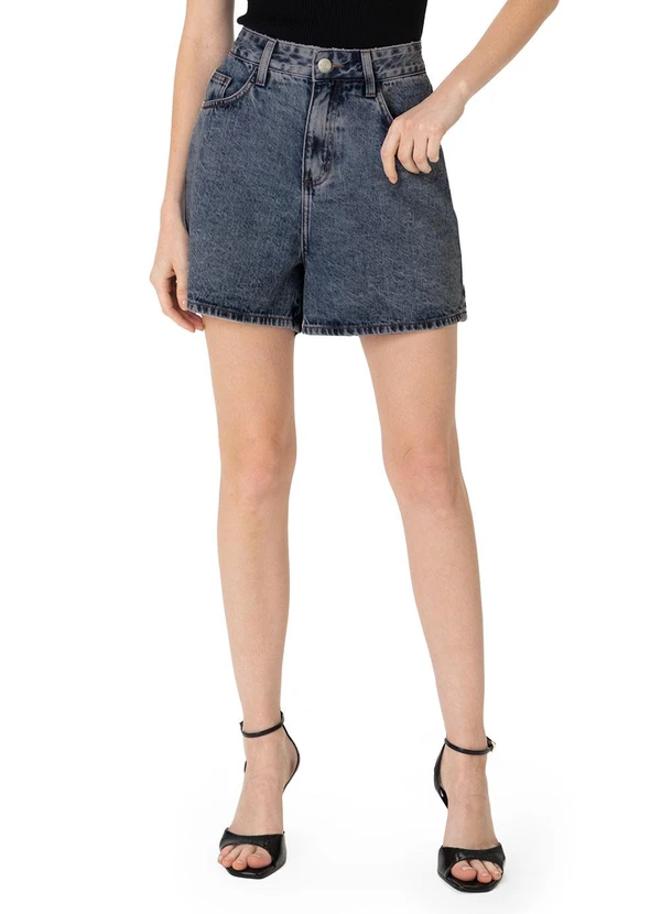 Enfim - Shorts Comfort Jeans Azul