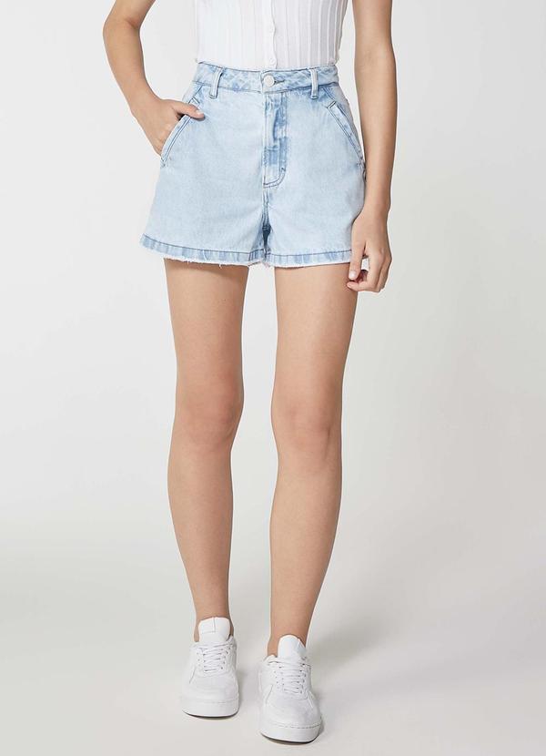 Enfim - Shorts Comfort Jeans Feminino Azul Claro 1