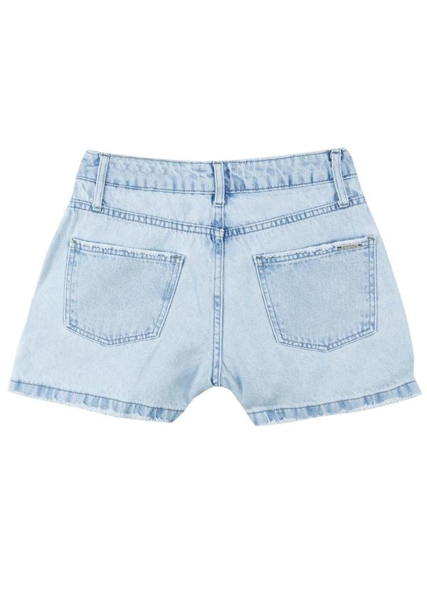 Enfim - Shorts Comfort Jeans Feminino Azul Claro 3