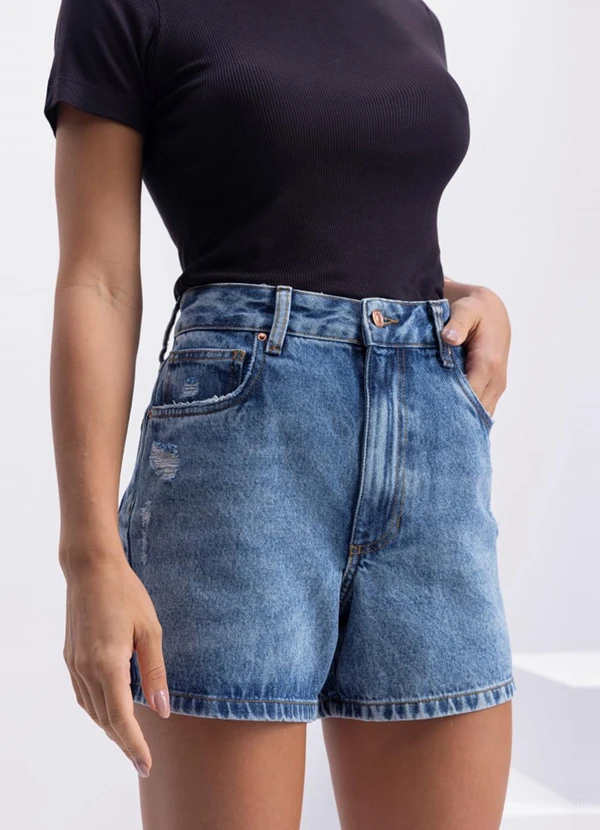 Essendi - Shorts Feminino Azul 5