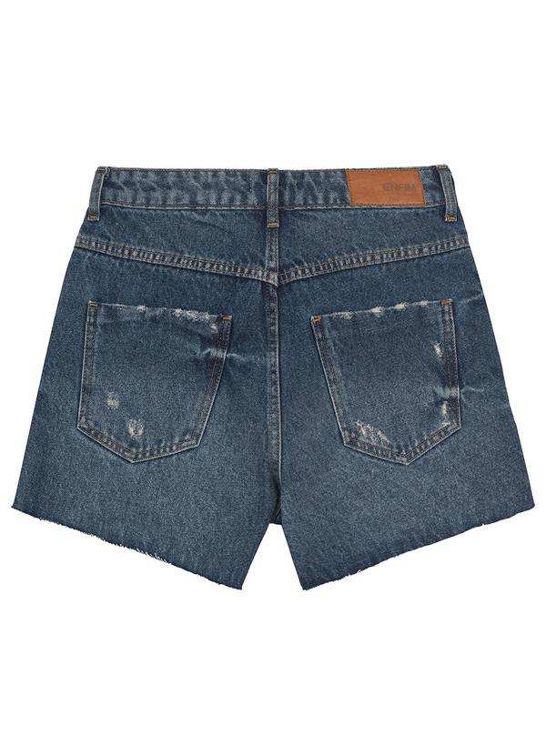 Enfim - Shorts Hot Pant Jeans Azul 4