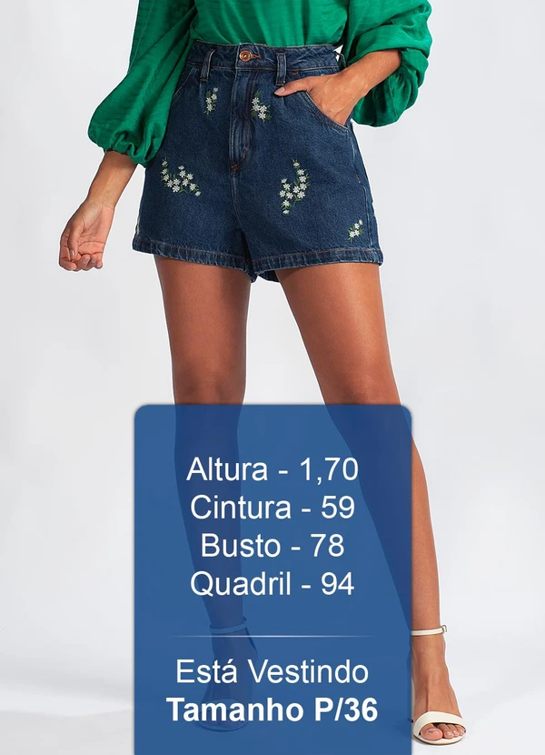 Oh Boy - Shorts Jeans Azul 5