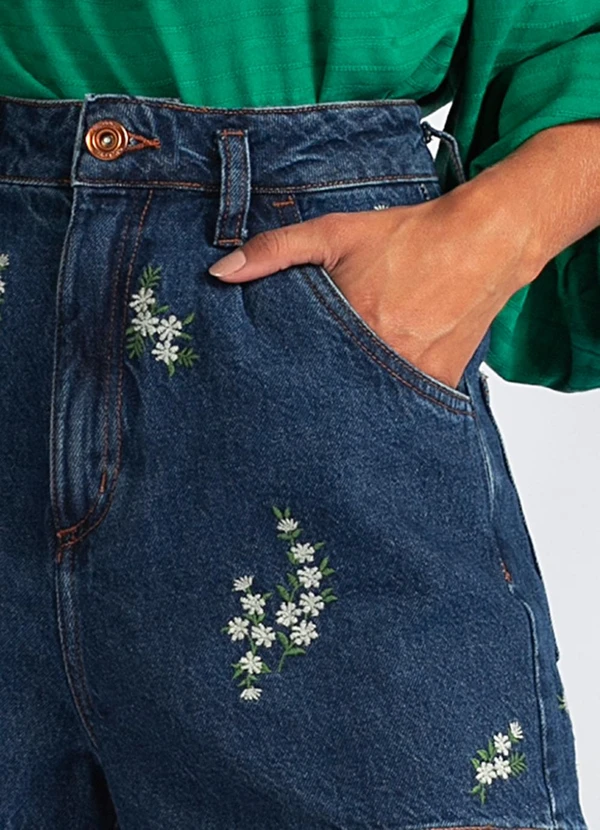 Oh Boy - Shorts Jeans Azul 6