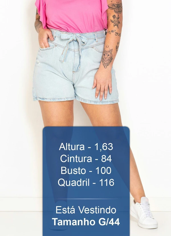 Hering - Shorts Jeans Curto Azul 7