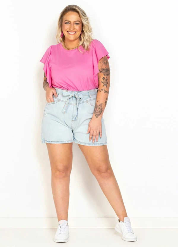 Hering - Shorts Jeans Curto Azul 8