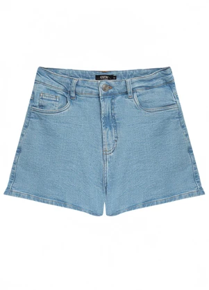 Enfim - Shorts Mom Jeans Cintura Alta Azul Claro - ENFIM