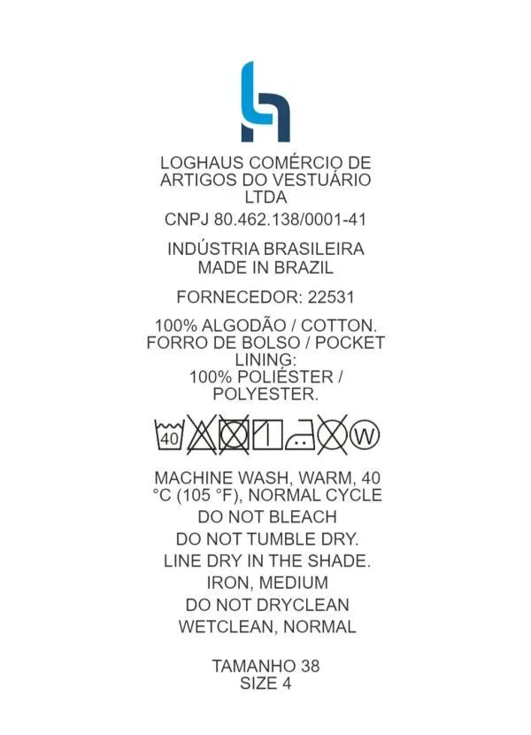 Quintess - Shorts Vermelho com Bolsos 10