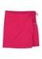 Outlet - Saia Transpassada Curta Adulto Feminino Verde - variação: Rosa