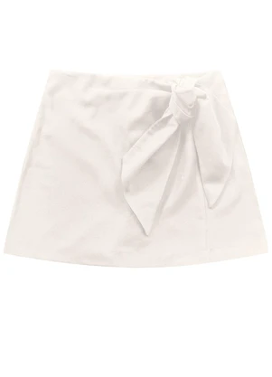 Angel - Short Saia Alfaiataria Bege - ANGEL